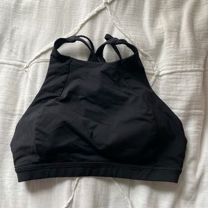 Lululemon Black Sports Bra Size 8